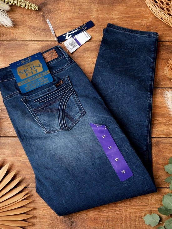 Seven7 Denim - Seven7 Luxury Slim Fit High Waist Super Soft Jeans Womens Size 16 Stretch Denim